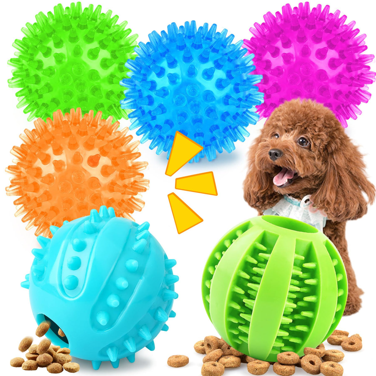 Balle siffleuse PatsFran pour chiot, stimule l’attention et l’amusement.