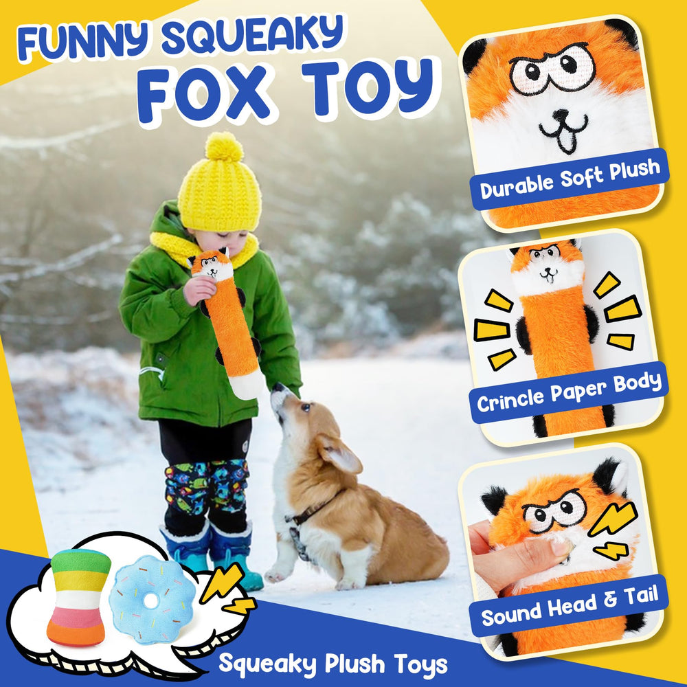 Jouet PatsFran peluche crissante lapin pour chiot et amusement