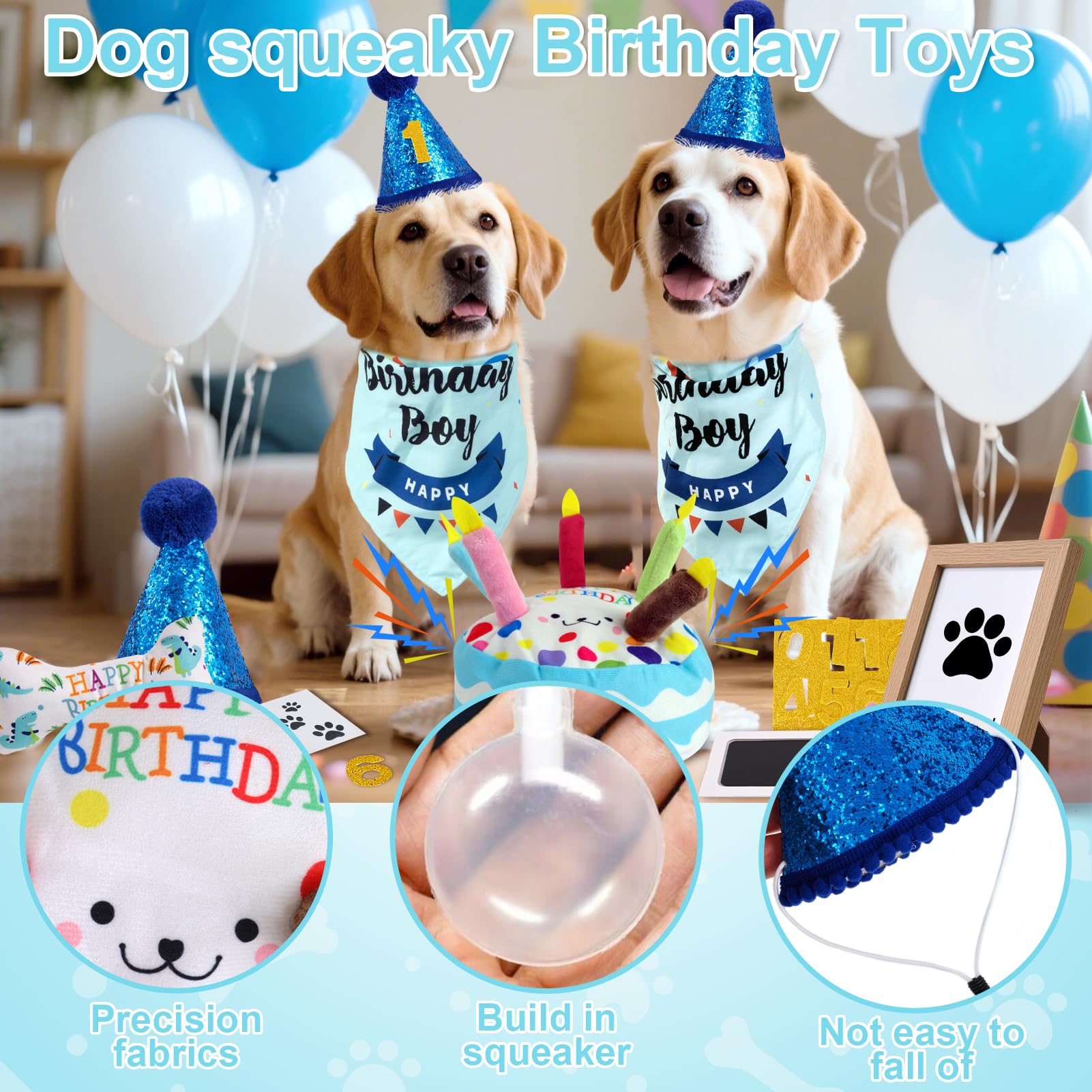 PATTEPOINT chapeau-anniversaire: accessoire ajustable pour photos festives.