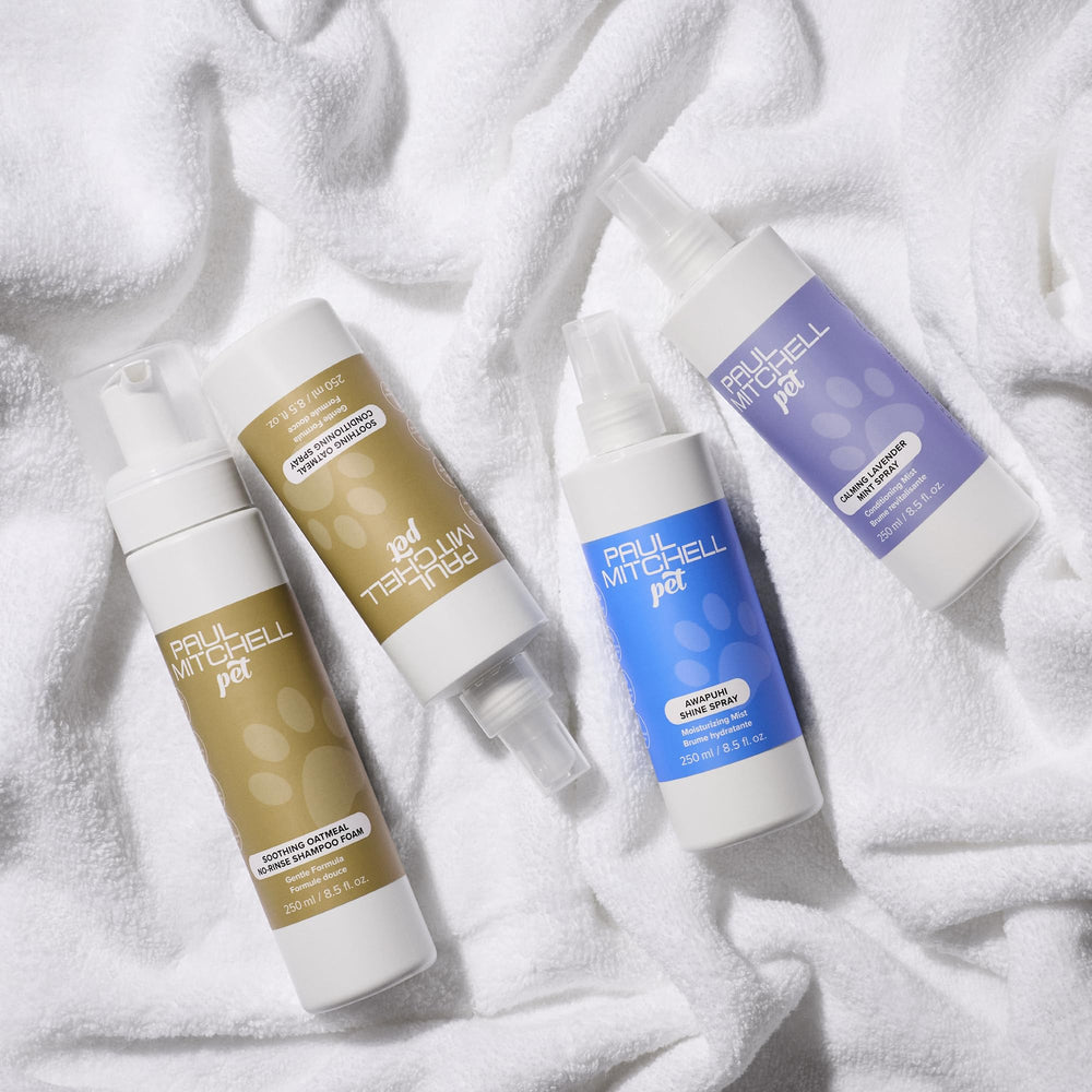 Paul Mitchell Pet brumisateur vegan sans gluten cruauté envers les animaux.