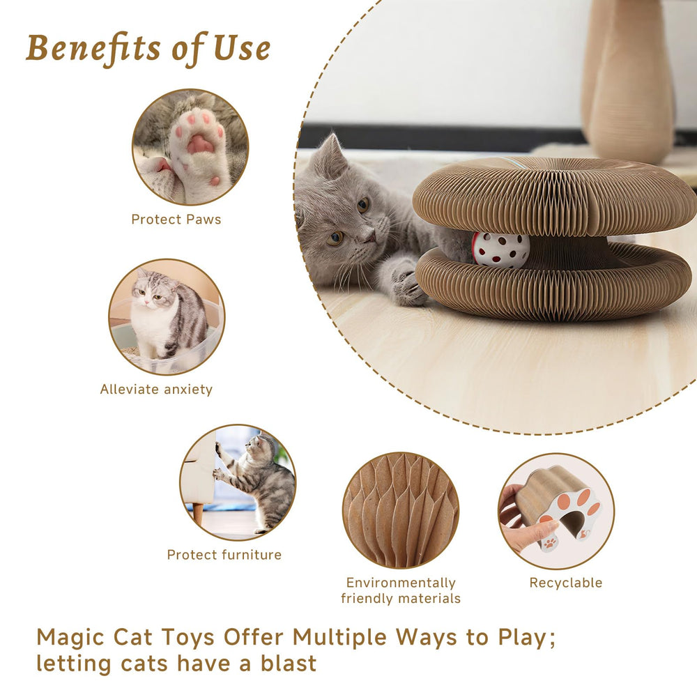 PAUSZUQ carton durable griffoir chat haute densité