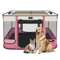 PAW BALLET enclos pliable pour animaux, espace pratique et compact.