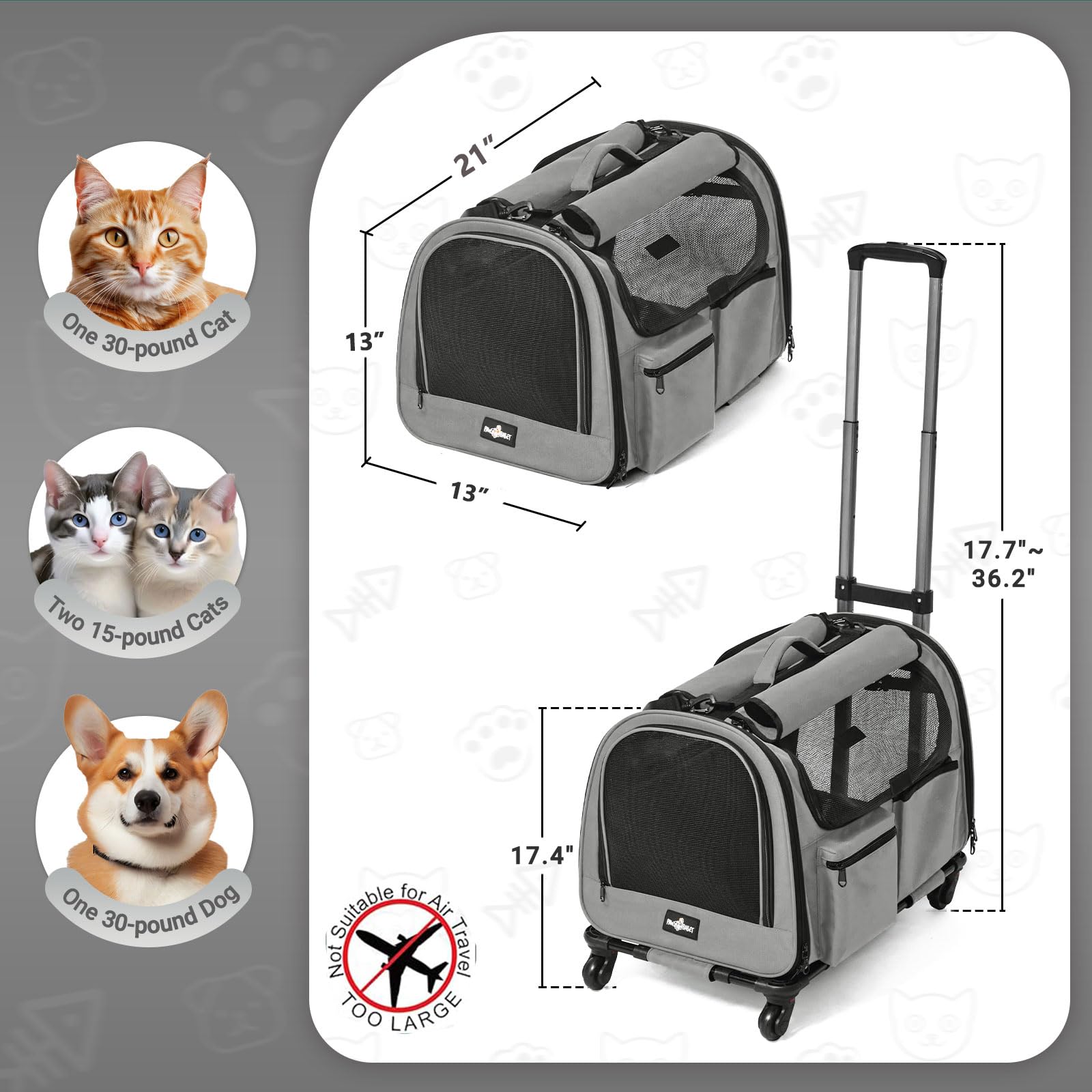 PAW BALLET roues-360-omnidirectionnelles-silencieuses: déplacement en douceur sur toutes les surfaces