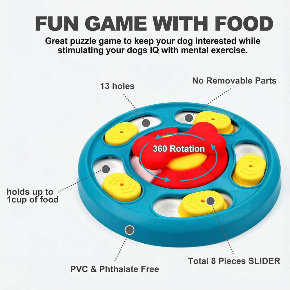 Paw-FECT Piece: alimentation lente qui ralentit l’ingestion et soutient la gestion du repas.