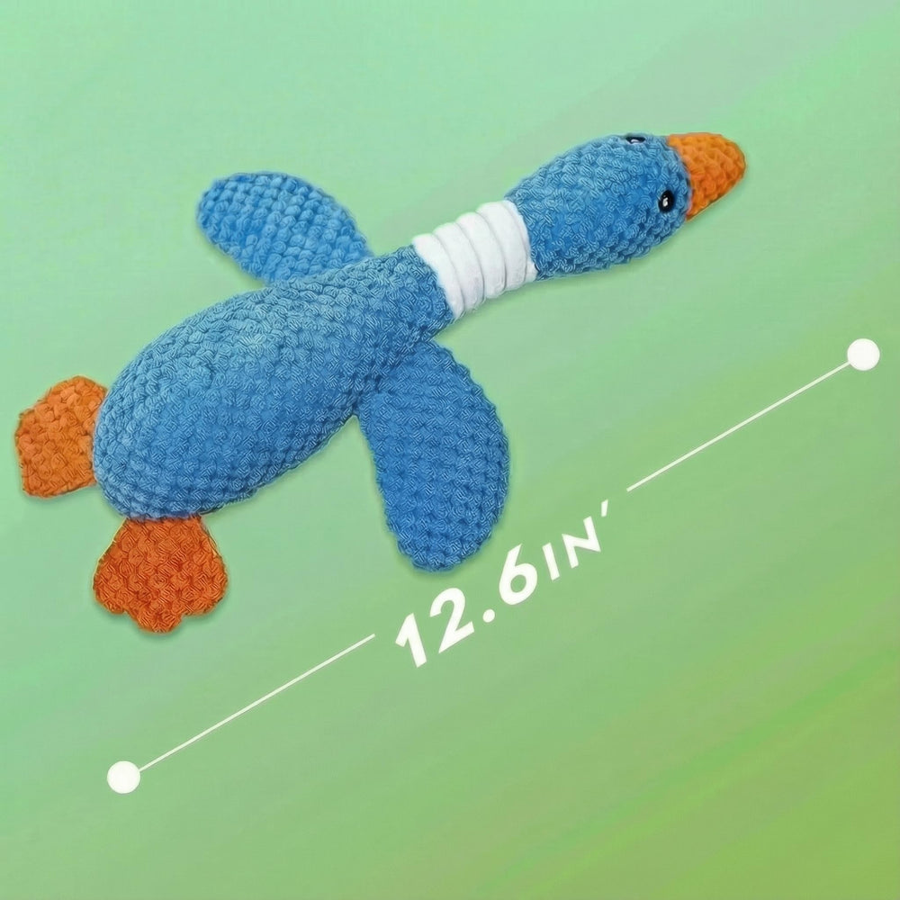 Paw-FECT Piece canard bleu – sifflet intégré et stimulation sonore