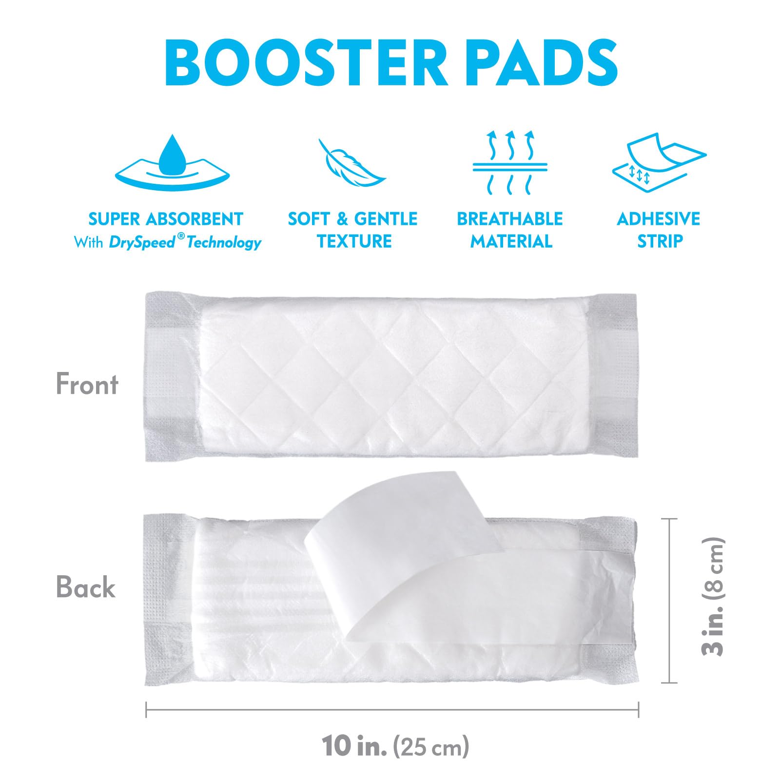Paw Inspired booster fixé par adhésif, couche canine en place.