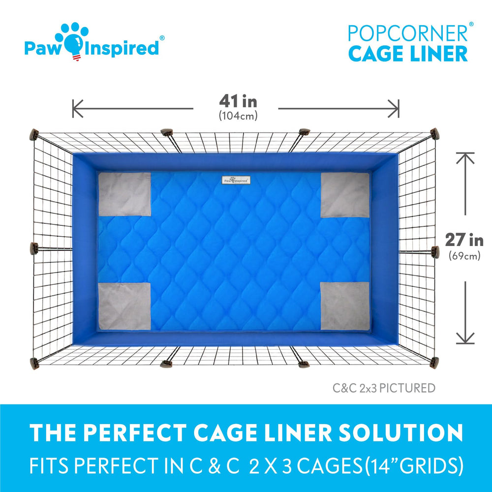 Paw Inspired PopCorner – base étanche pour prévenir les fuites du bac.