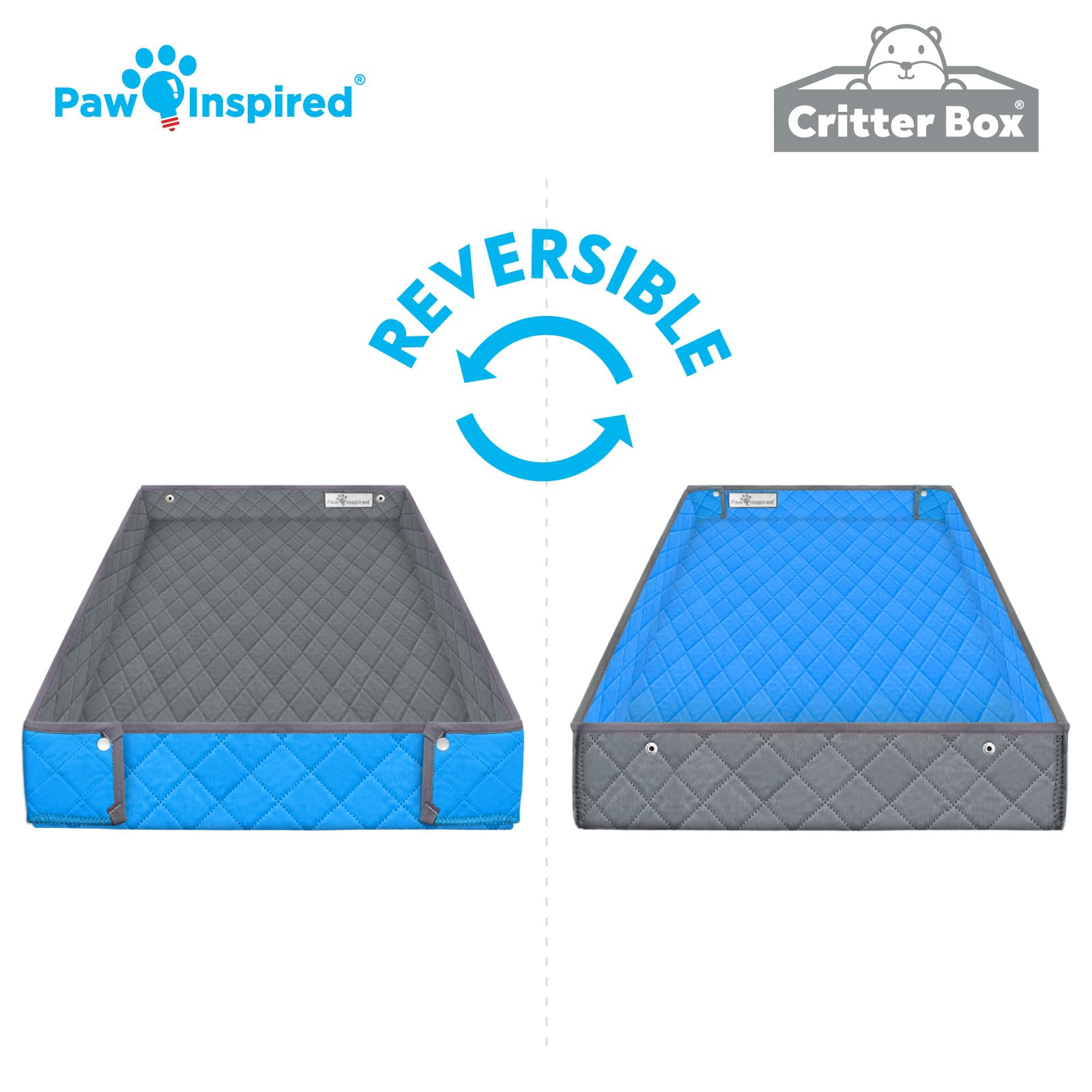 Paw Inspired Critter Box absorption rapide pour un habitat sec.