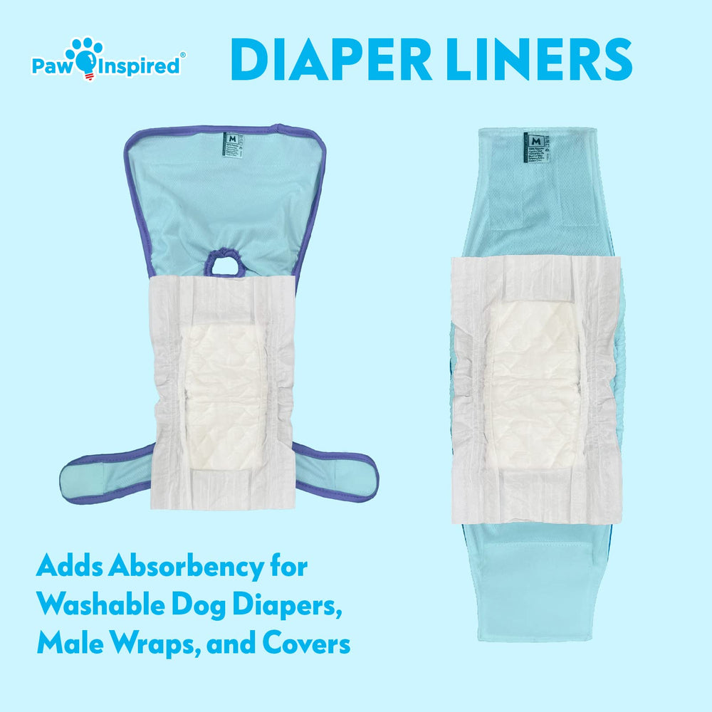 Paw Inspired couche-liner bords étanches évitent les fuites dans les wraps.