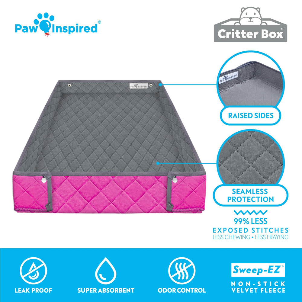 Paw Inspired Critter Box Liner – adapté cage 2x3 14 pouces