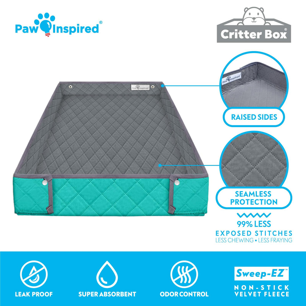 Paw Inspired Critter Box Liner — dimensions 2x3 en grilles 14 pouces.