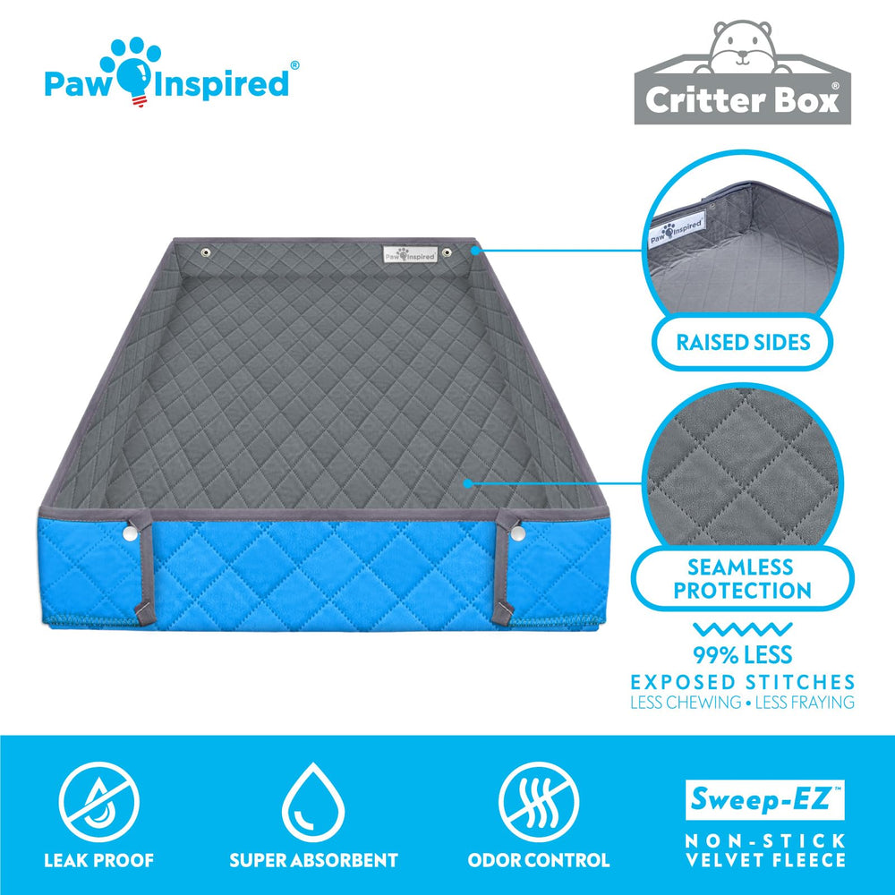 Paw Inspired Critter Box Liner lavable en machine, pratique et durable