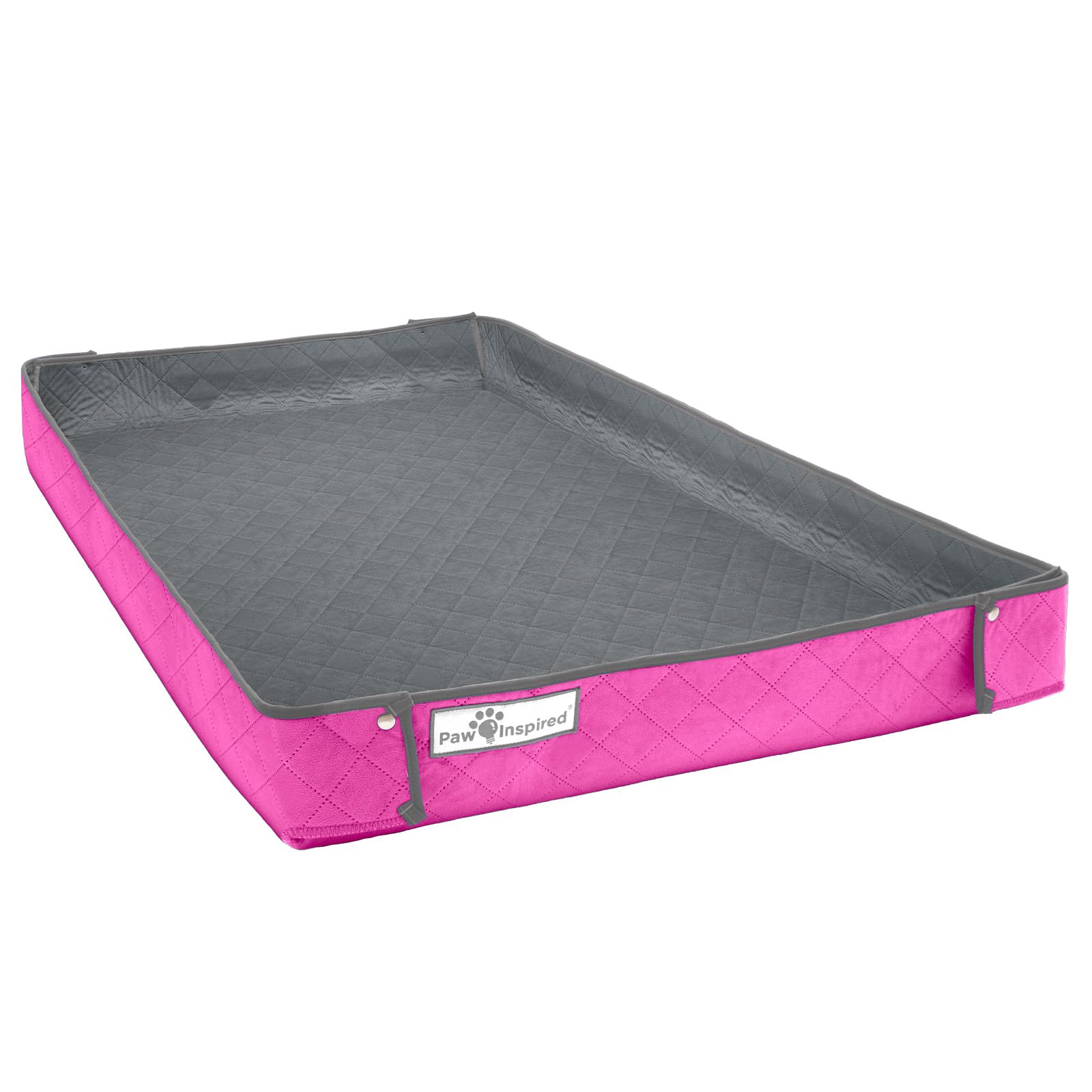 Paw Inspired Critter Box Liner – vue générale, ambiance cage gris-rose