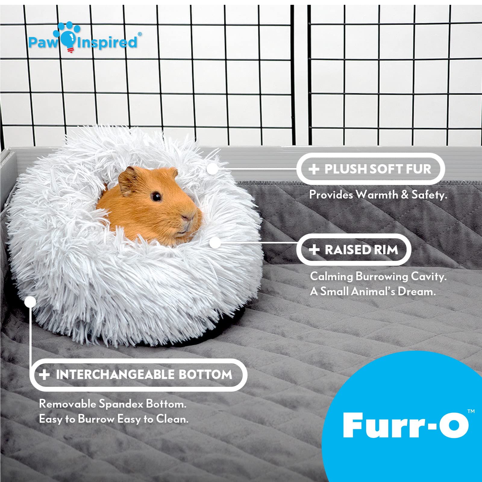 Lavage facile Furr-O bleu Paw Inspired, nettoyage rapide et hygiène