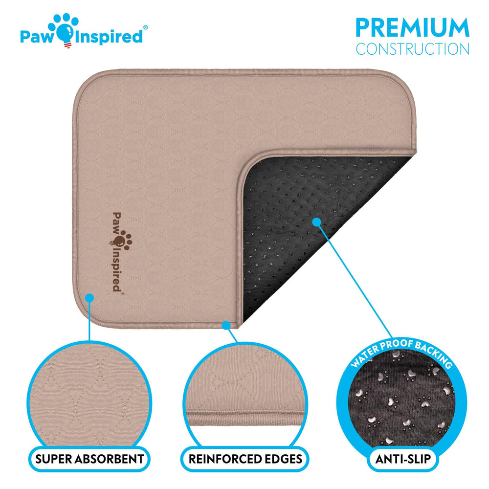 Paw Inspired liner réutilisable et lavable 24x18, pratique et économique.