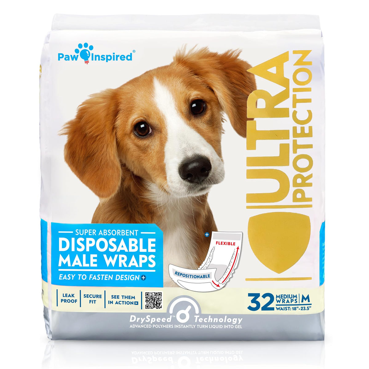 Paw Inspired Cœur absorbant: absorption rapide et confort.
