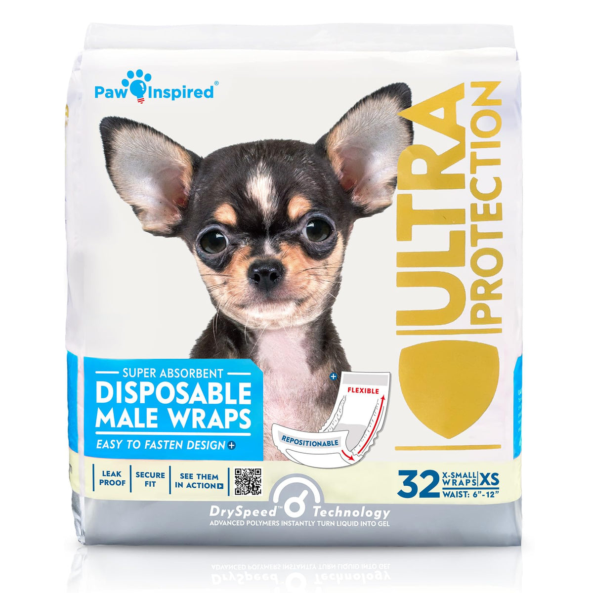 Paw Inspired – noyau superabsorbant pour une absorption rapide et fiable.