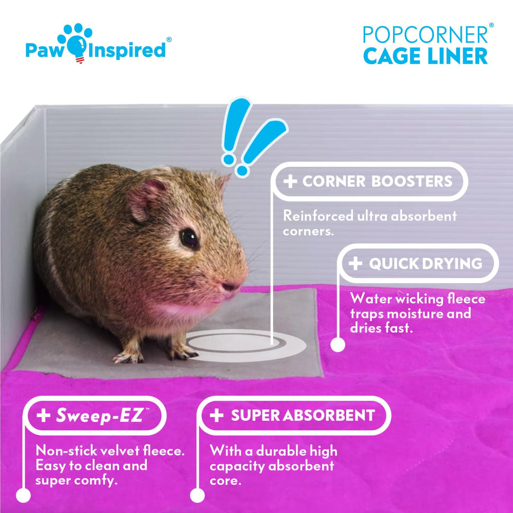Paw Inspired PopCorner base impermeable protege le fond et reduit les taches