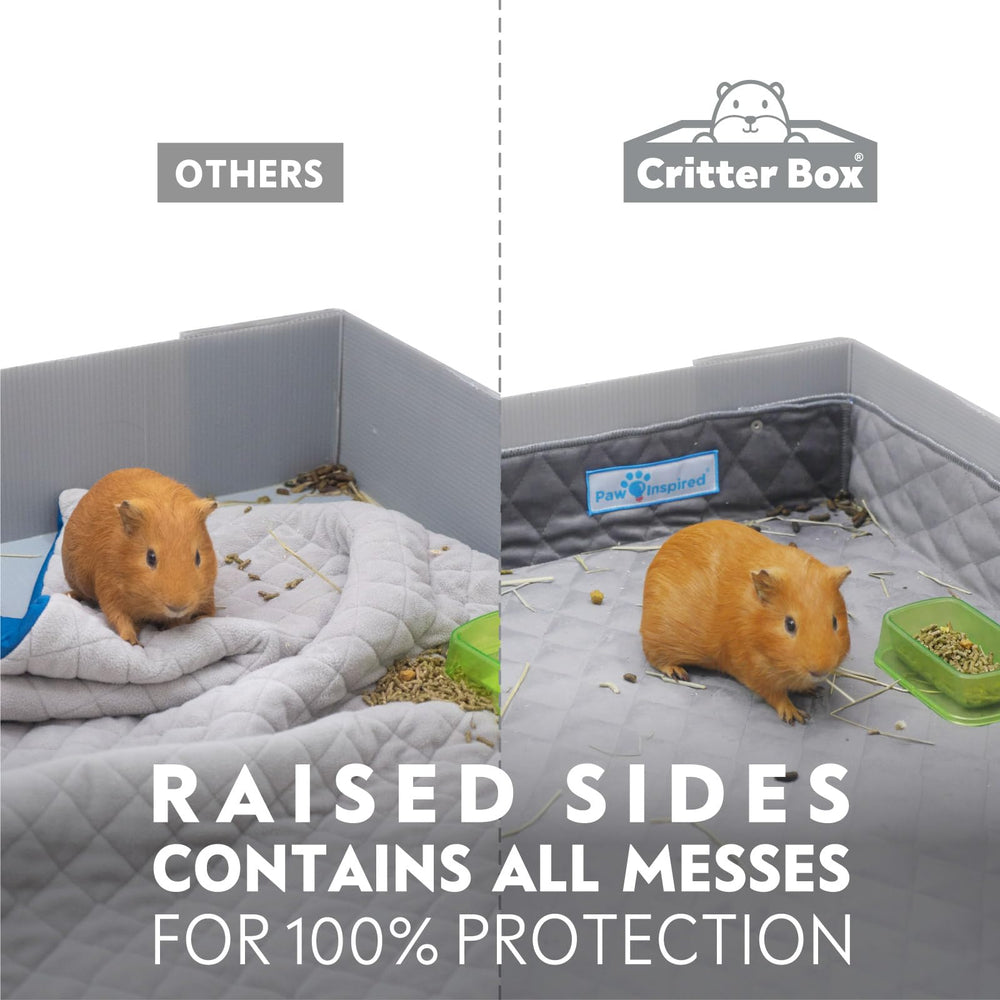 Paw Inspired revêtement cage peluche velours doux pour un habitat confortable.