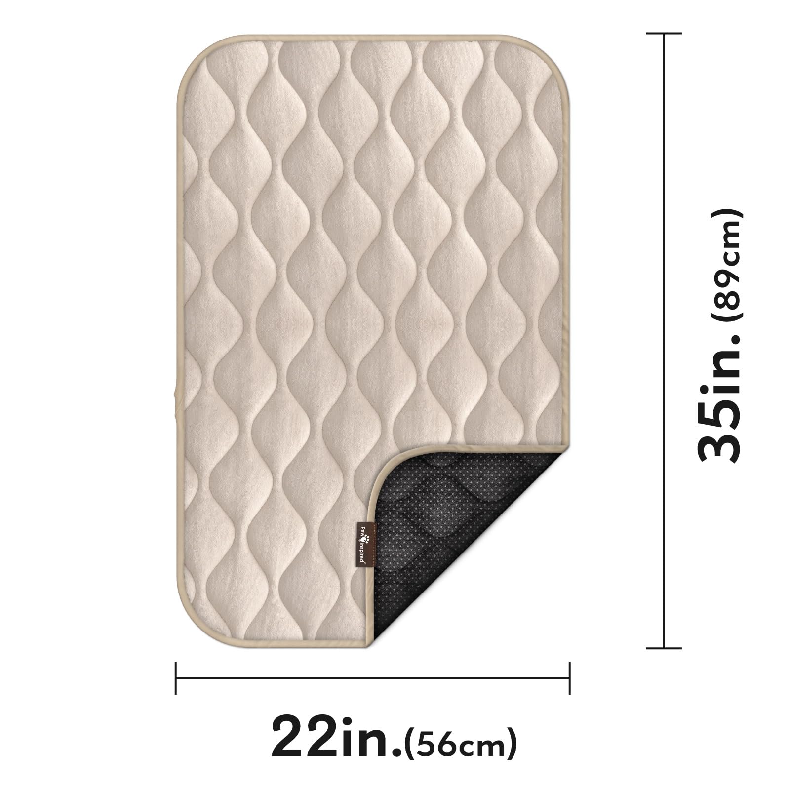 Paw Inspired tapis caisse base imperméable protège sol et cage en douceur.