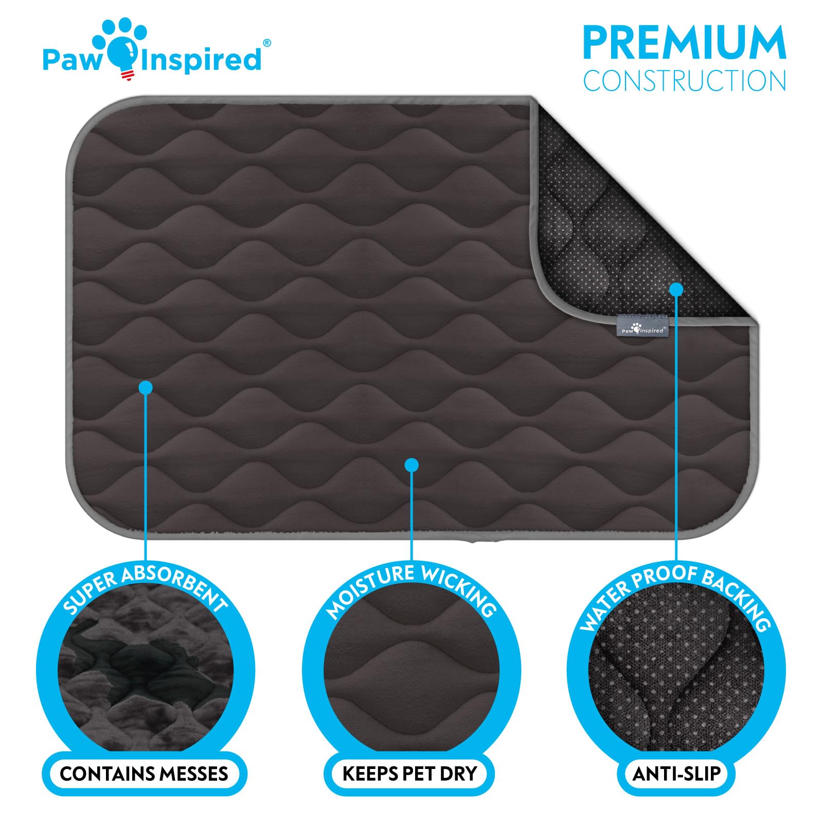 Paw Inspired lavage machine: tapis réutilisable et facile à nettoyer après les accidents