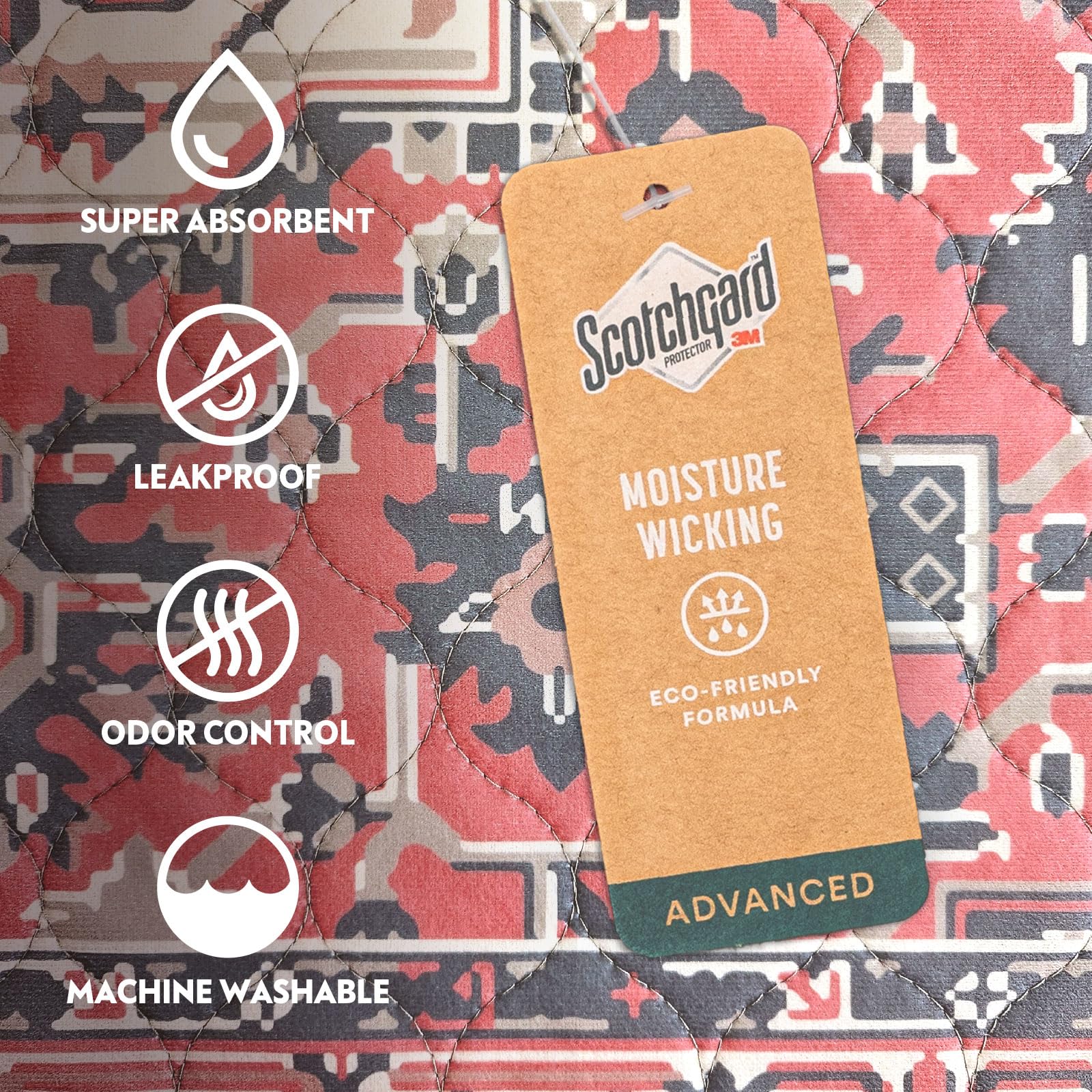 Paw Inspired tapis durable et absorbant retient l humidite et réduit les odeurs