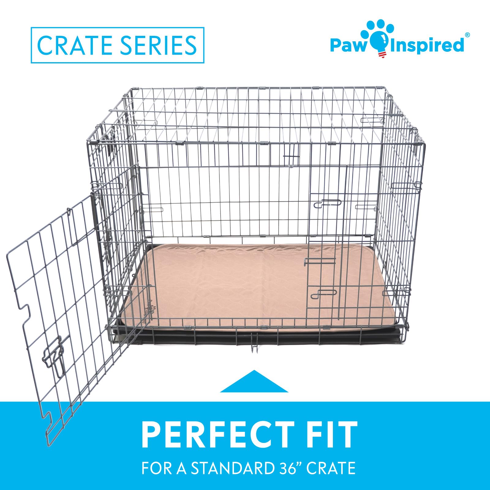 Paw Inspired-usage polyvalent, idéal comme tapis de formation pour chiots.
