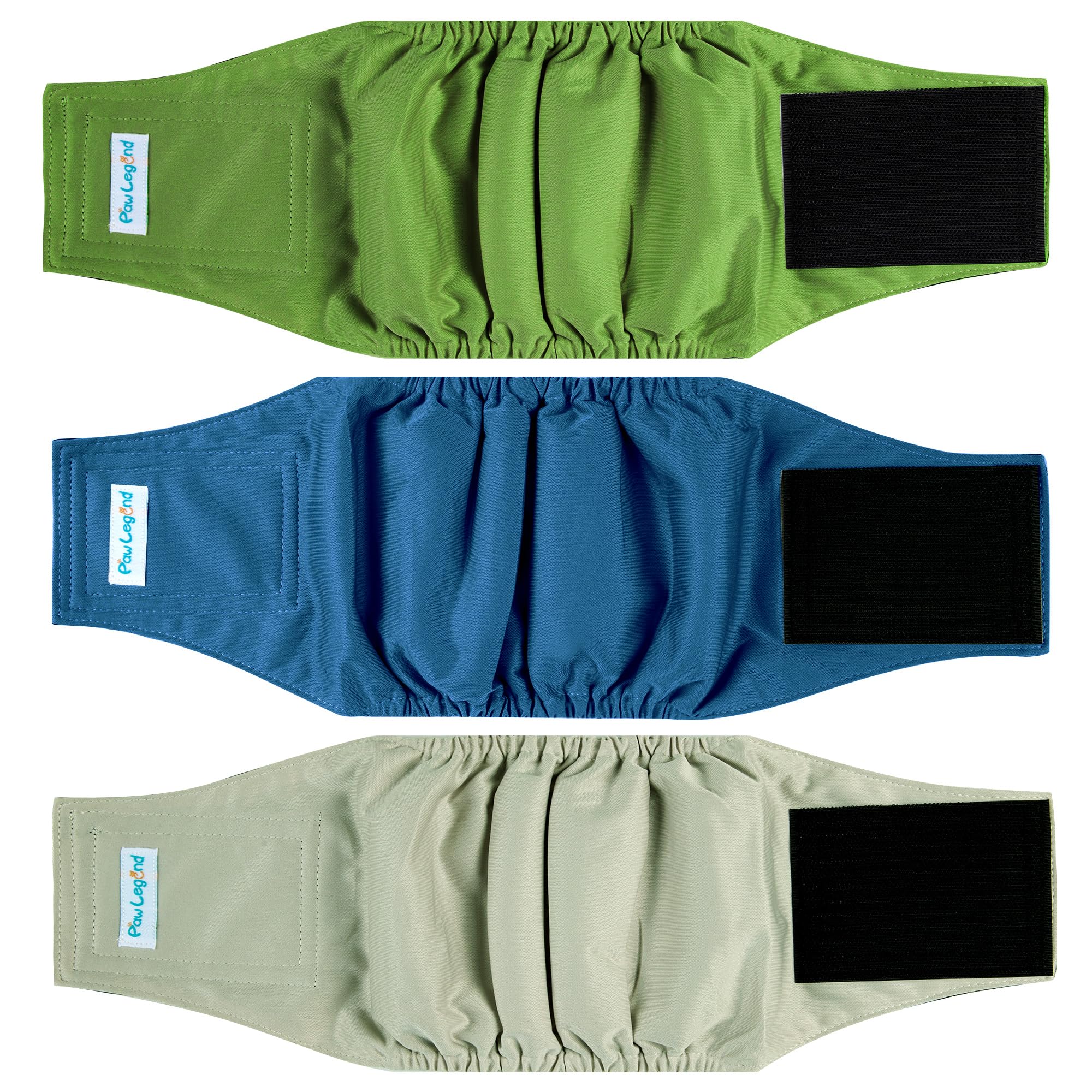 Paw Legend bande ventrale army pour chien mâle actif, protection fiable.