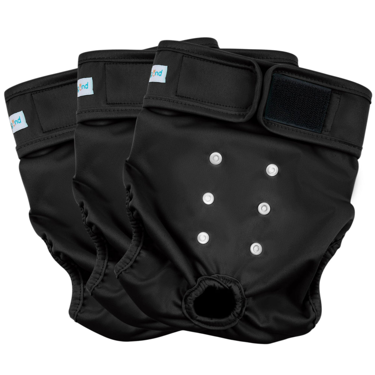 Paw Legend couche femelle pour chien, vue avant, ajustement confortable.
