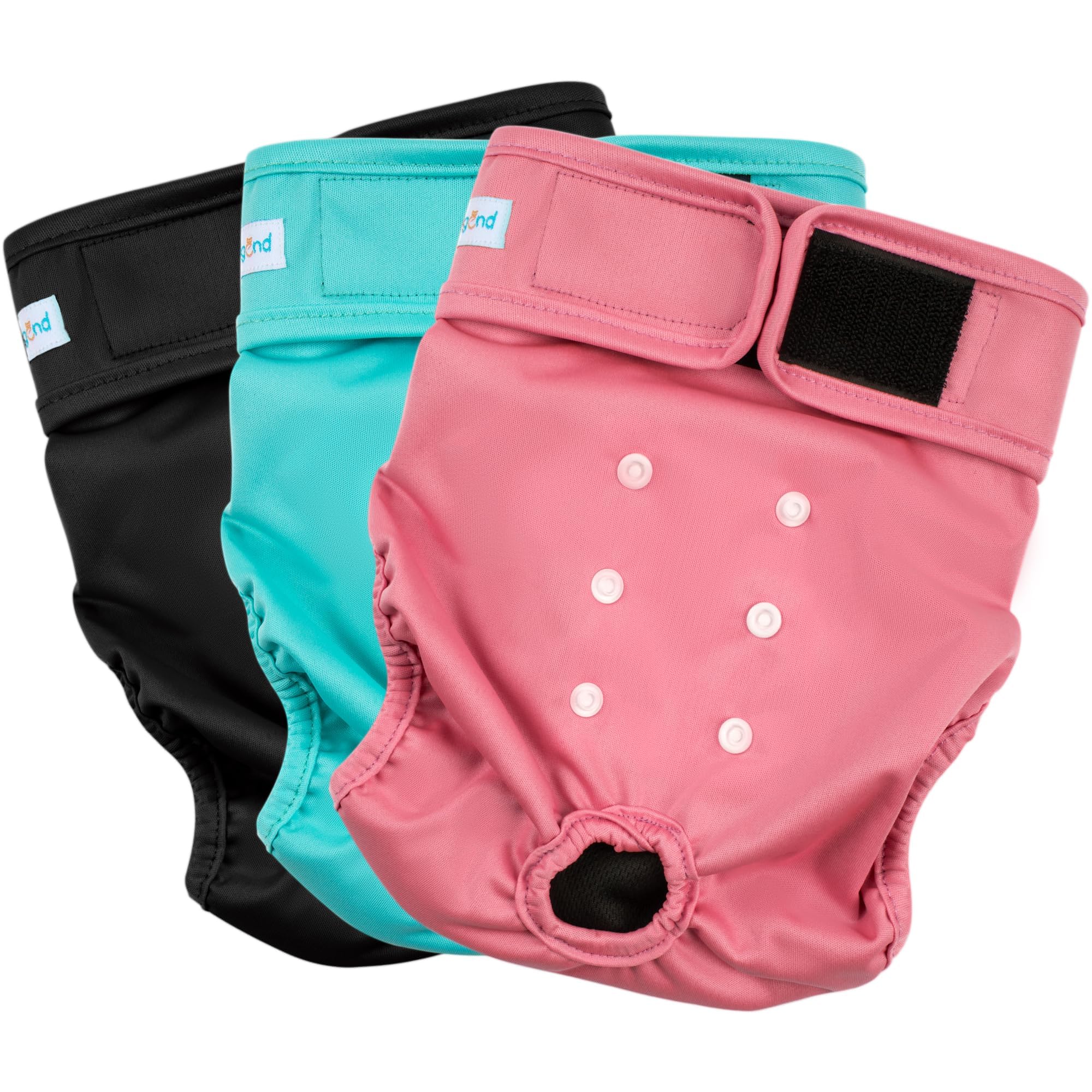 Paw Legend couches pour chienne femelle lavables offrant confort et protection durable.
