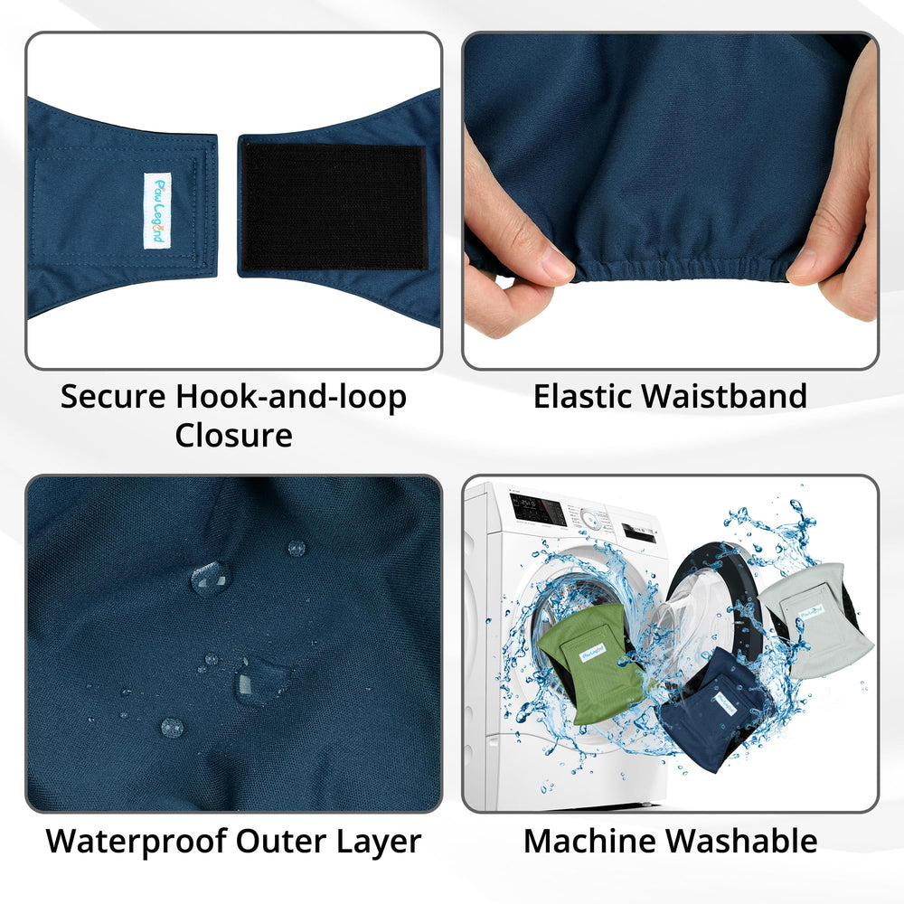 Paw Legend fermetures velcro bande, mise en place rapide et ajustement sûr.