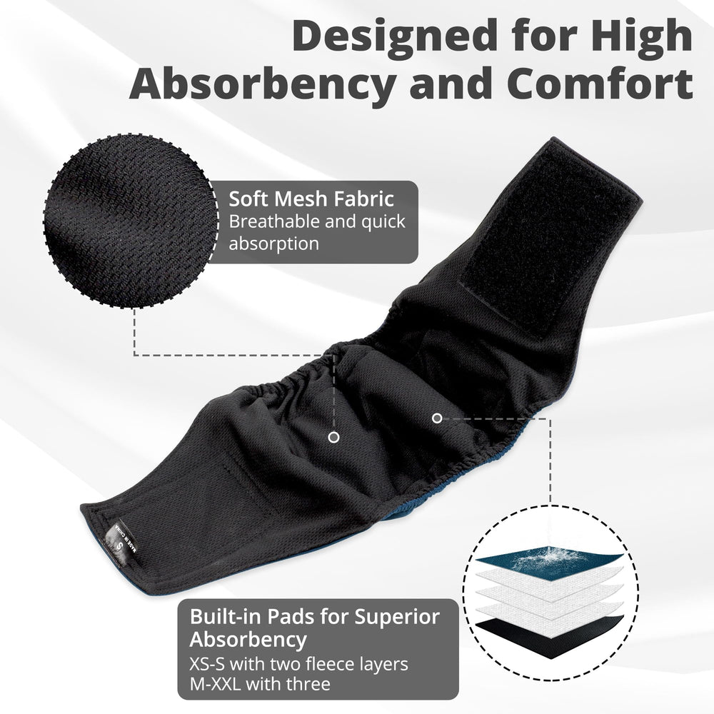 Paw Legend pad absorbant intégré, absorption efficace.