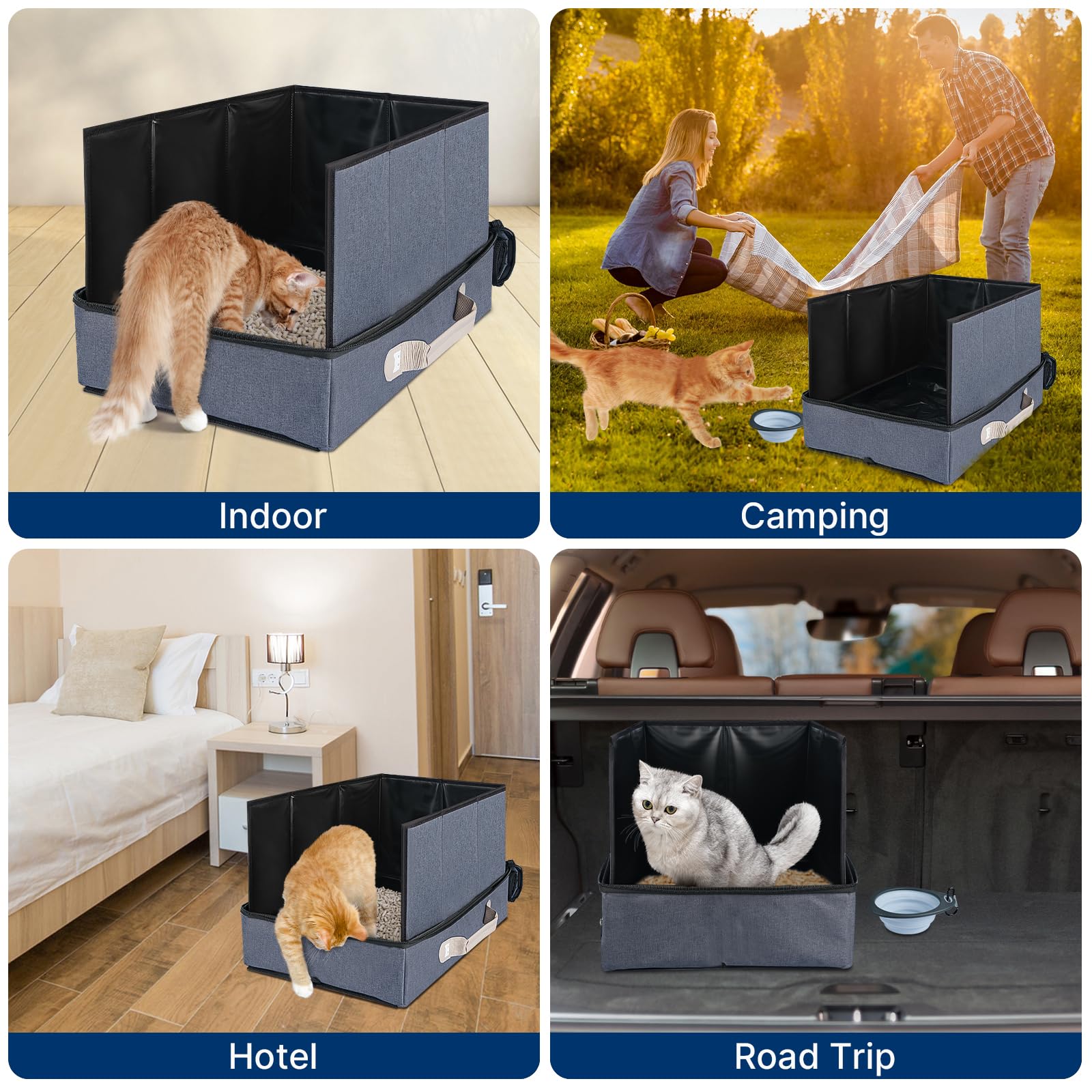 Paw Libero boîte-litière voyage sac de transport doux fourni