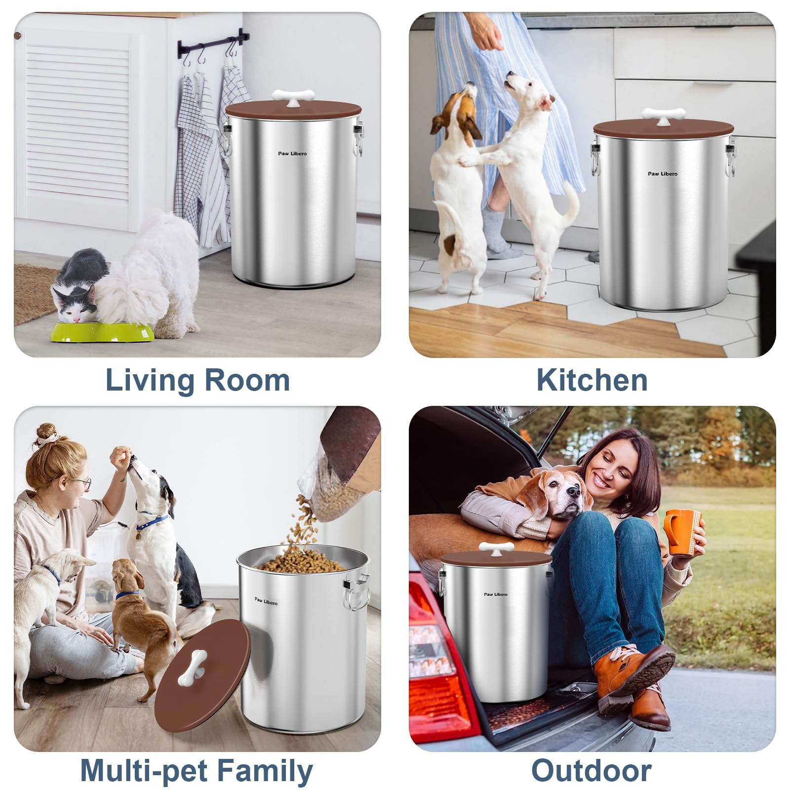 Paw Libero Capacite 25 Livres Facilite l approvisionnement sans remplissages fréquents