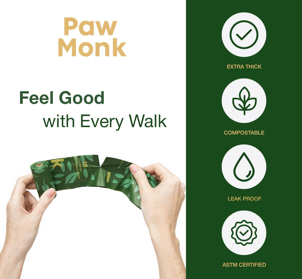 Paw Monk sacs étanches anti-fuite, protection lors des sorties.