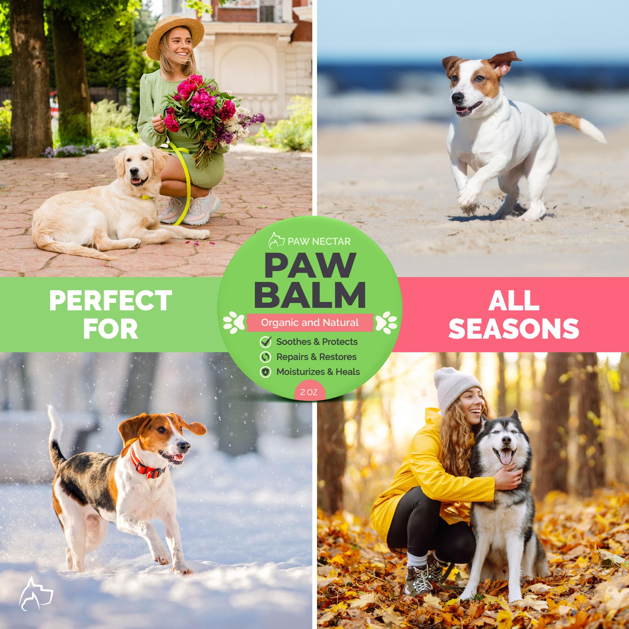 Paw Nectar ingrédients huile coco et karité, formulation naturelle.
