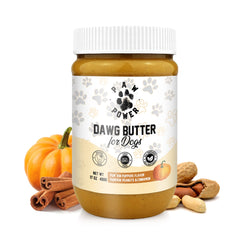 PAW POWER Dawg Butter – pot de beurre d’arachide naturel pour récompenser l’entraînement.
