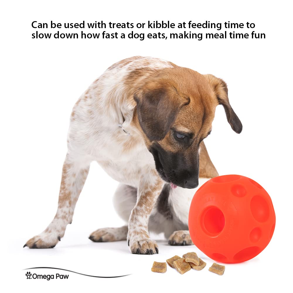 PAW PRINT Tricky Treat Ball Grand: dispositif anti-ennui pour chiens actifs et curieux.