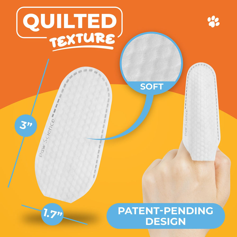 Lingettes Paw Science – hypoallergéniques et pH équilibré pour les oreilles sensibles.