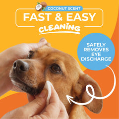 Paw Science lingettes yeux chat – nettoyage délicat pour prévenir les taches lacrymales