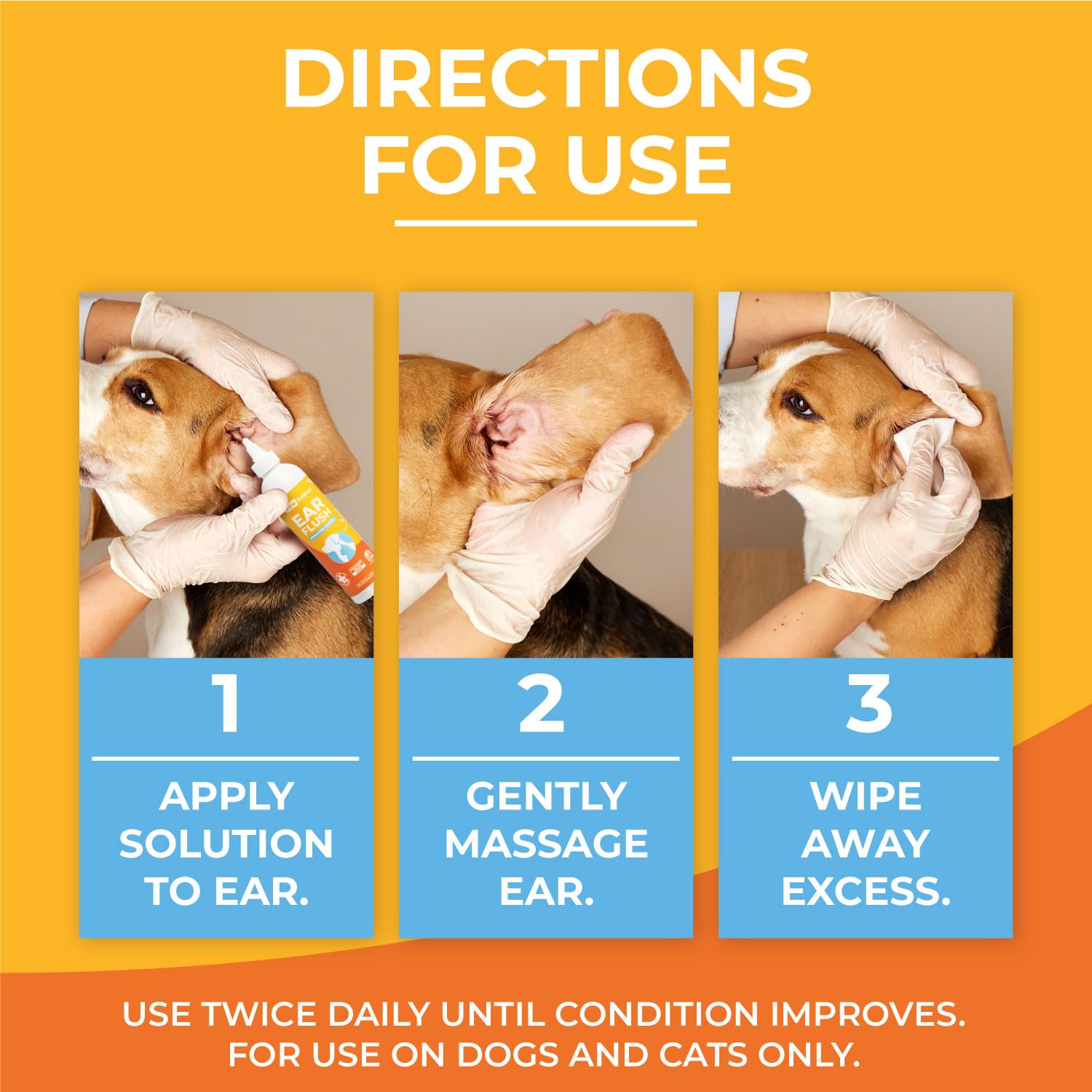Paw Science utilisation-quotidienne-oreilles: convient pour chiots et adultes sans réaction