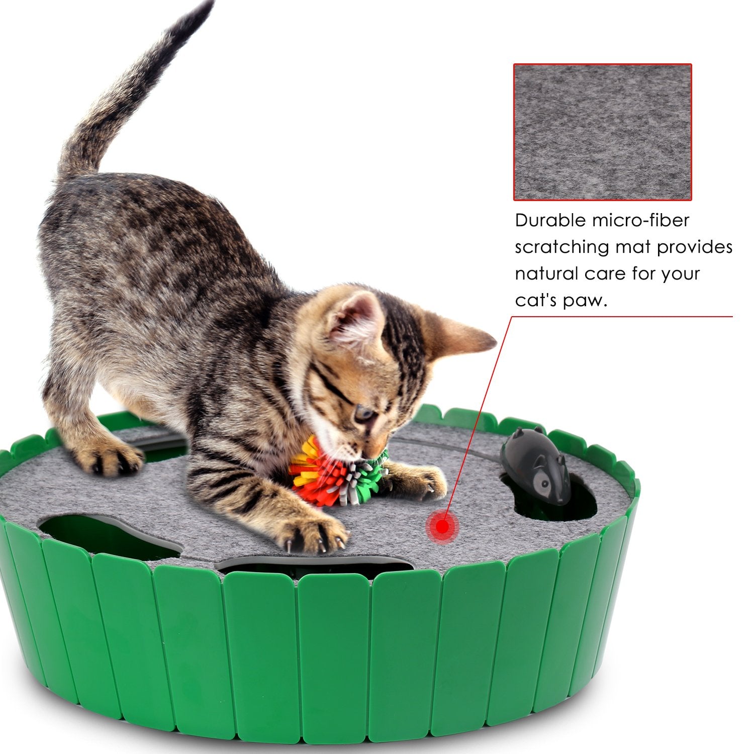 Pawaboo activite-interieure-chat-exercice : favorise l'activité physique et l'esprit vif.