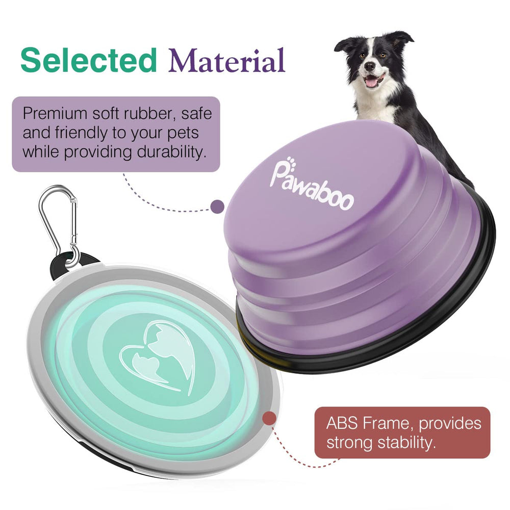 Pawaboo bol couleur violet turquoise, élégant et pratique.