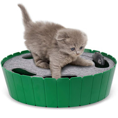 Pawaboo chat-teaser-souris-en-mouvement : stimulation mentale et exercice pour chat intérieur.