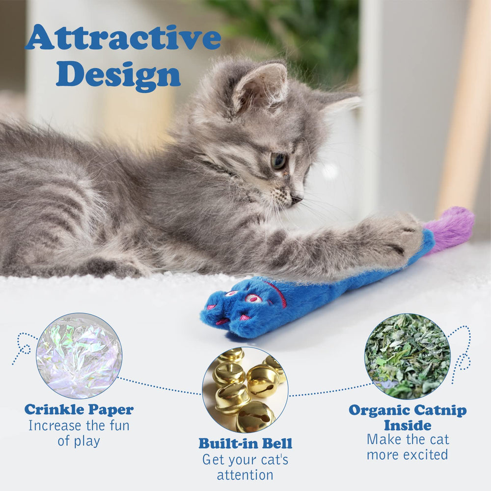 Jouet Pawaboo en peluche douce pour câlins et mordillements