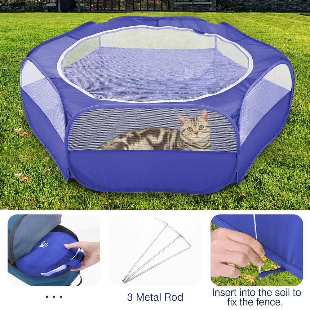 Dimensions déployées Pawaboo 133 cm par 38 cm pour petits animaux