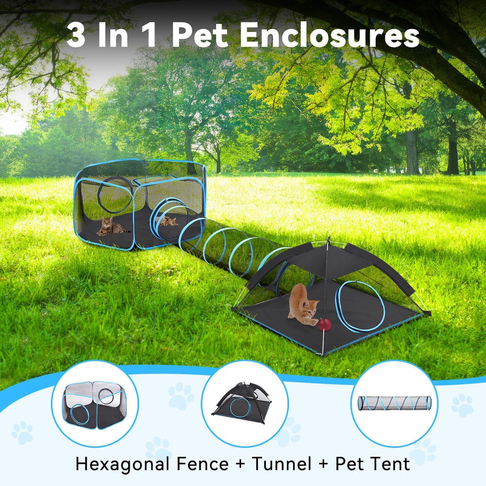 Pawaboo tente extérieure pour chat – espace de jeu lumineux et spacieux