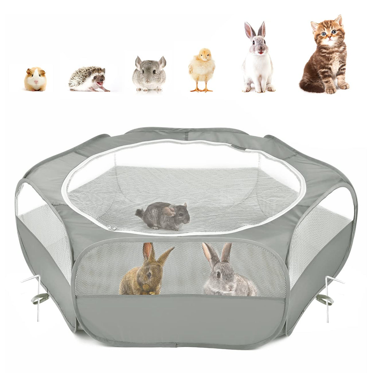 Pawaboo enclos petits animaux pliable: montage rapide et pratique.