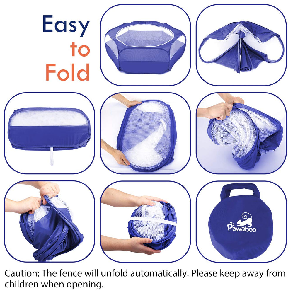 Fond imperméable Pawaboo protège le sol et facilite le nettoyage