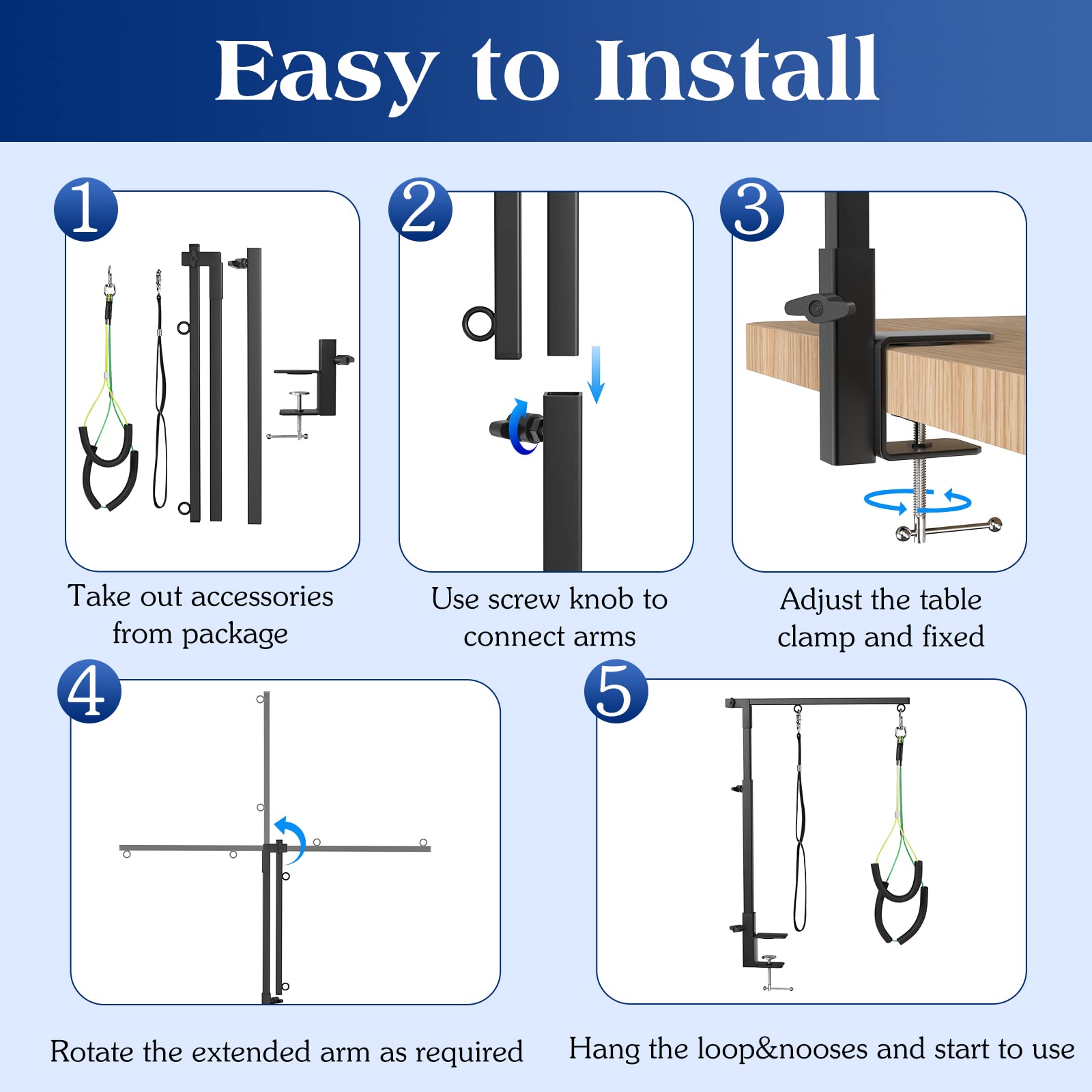 Pawaboo installation simple sans outils, prêt à l’emploi en quelques minutes.